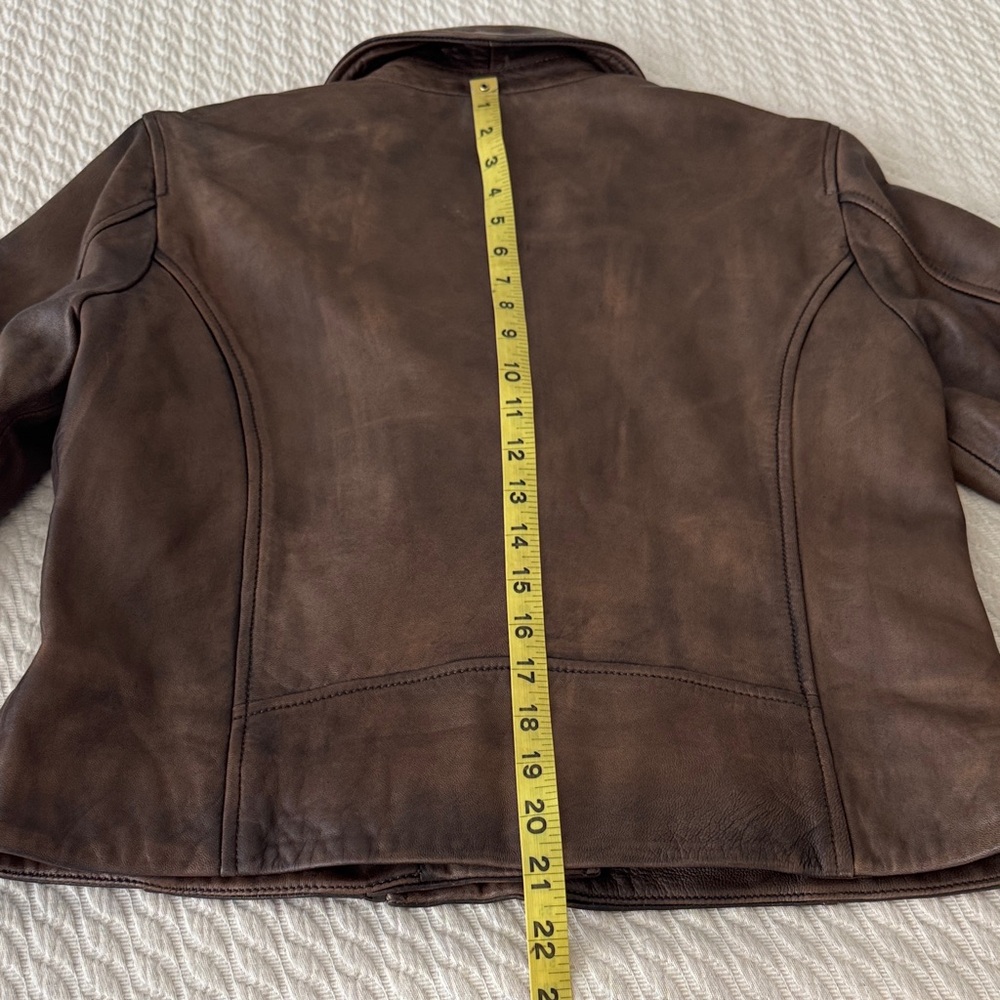 Lucky Brand Classic Moto Lamb Leather Jacket - Picture 9 of 13